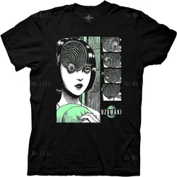 Male Junji Ito Uzumaki Shirt Spiral Horror Manga Anime Graphic T-Shirt