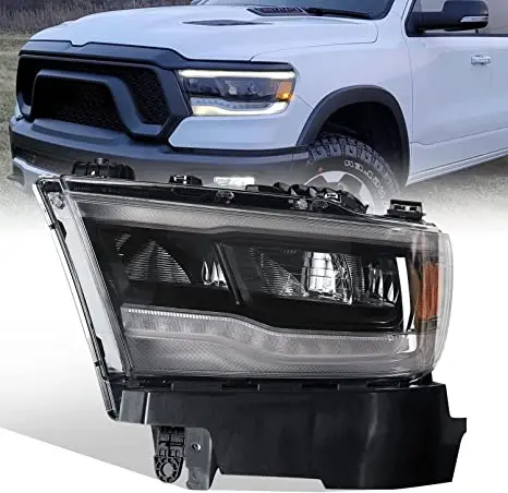 

Archaic LED Headlights For Dodge Ram 1500 2019-2022 OE Style Headlamp Assemblies for 5th ASV Ram Left Driver Side