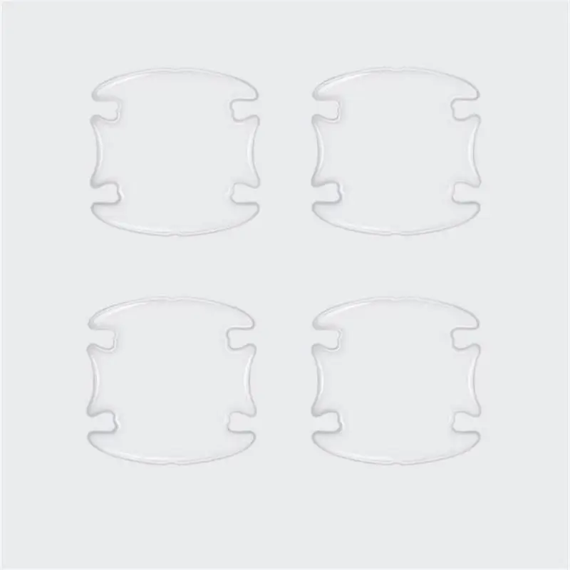 Наклейка на дверь автомобиля, устойчивая к царапинам крышка, защитная пленка для автомобильной ручки, внешний аксессуар, декор автомобиля, наклейки для автомобиля