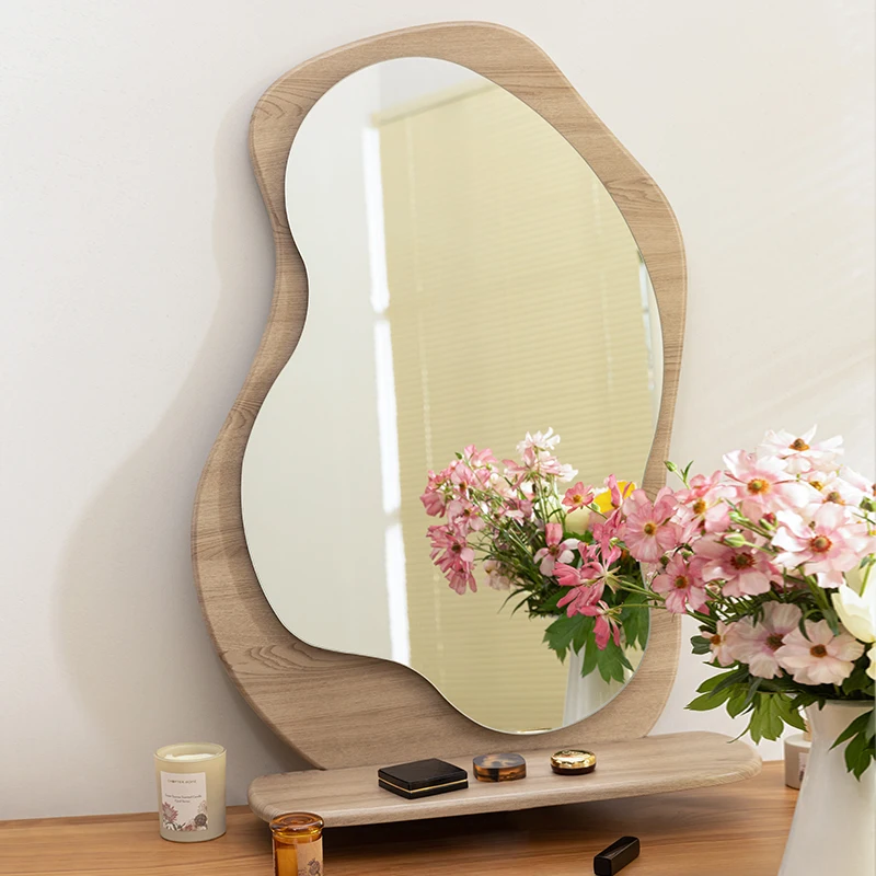 Big Size Asymmetric Mirror Quality Luxury Living Room Standing Mirror Full Body Espejo De Cuerpo Completo Bedroom Decoration