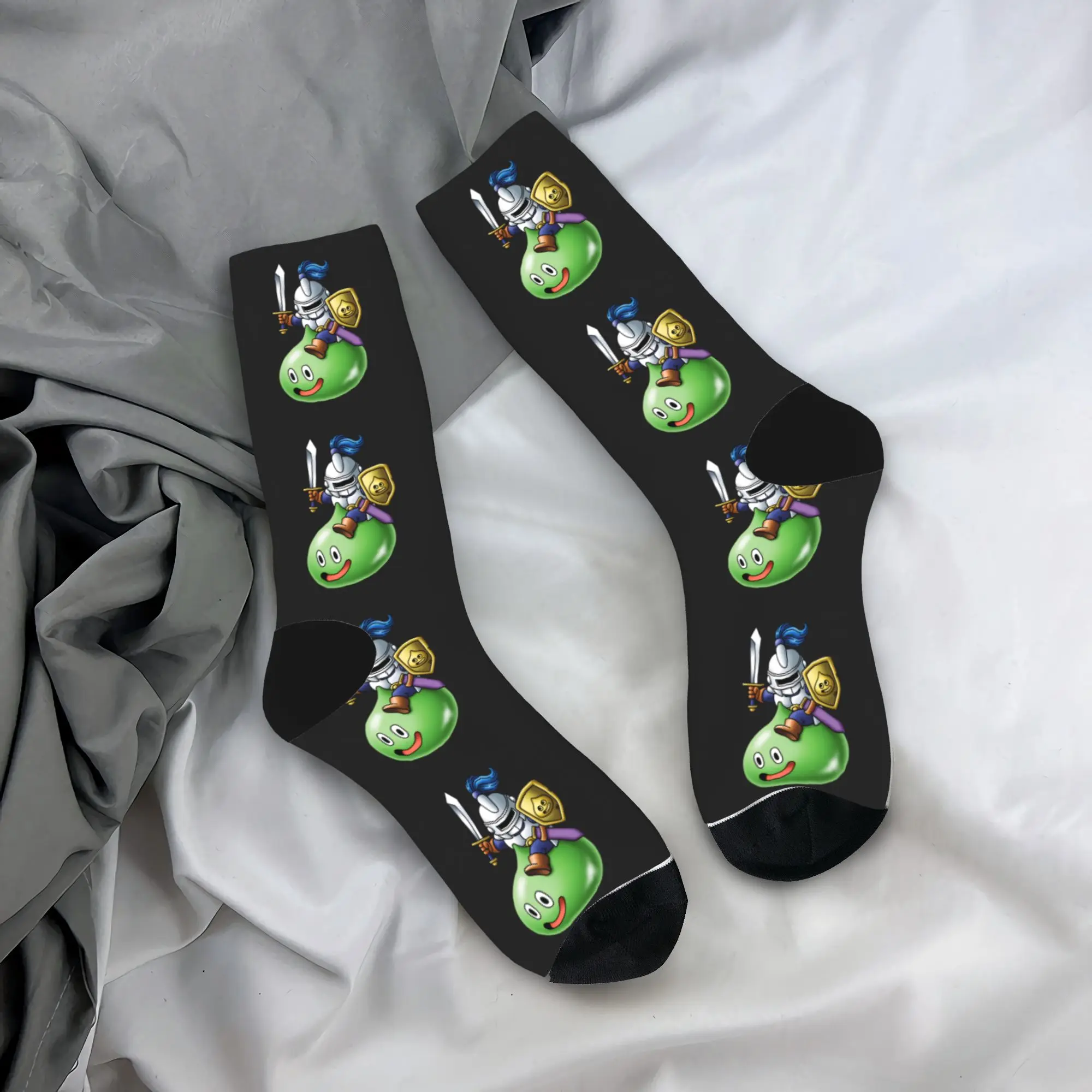 

Anime Game Dragon Quest Stockings Elegant Socks Men's Soft Socks Winter Skateboard Graphic Anti Skid Socks Gift