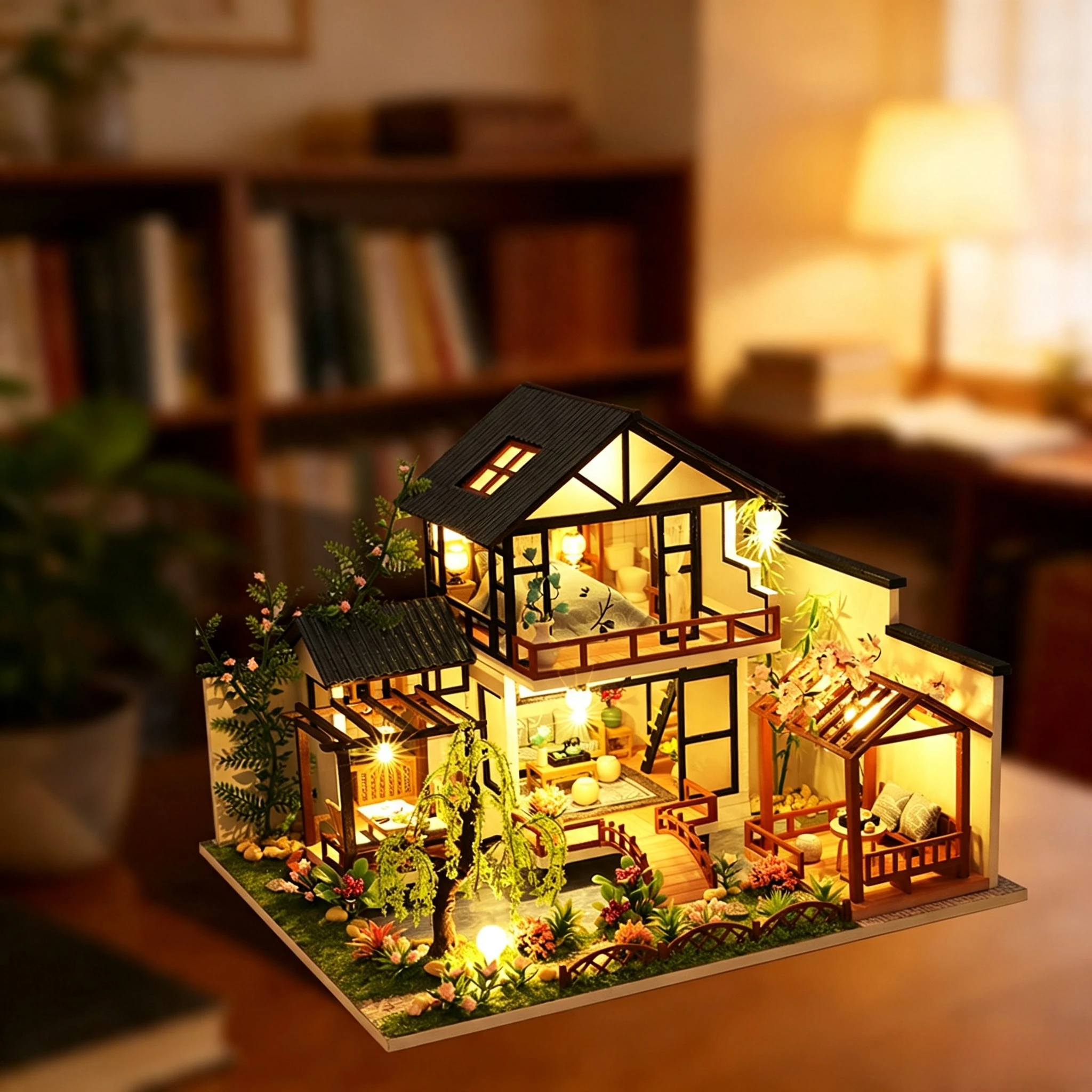 puzzle-3d-en-bois-diy-creative-cottage-bamboo-creek-water-garden-101-500-pieces-a-partir-de-14-ans-cadeau-d'anniversaire