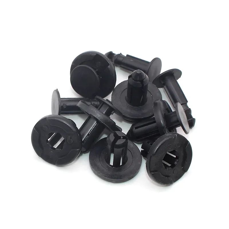 10/20/50 Stuks 10 Mm Diameter 10 Mm Voertuig Auto Bumper Deur Panel Spatbord Liner Clips Retainer plastic Auto Bevestigingsmiddelen Klinknagels Clips