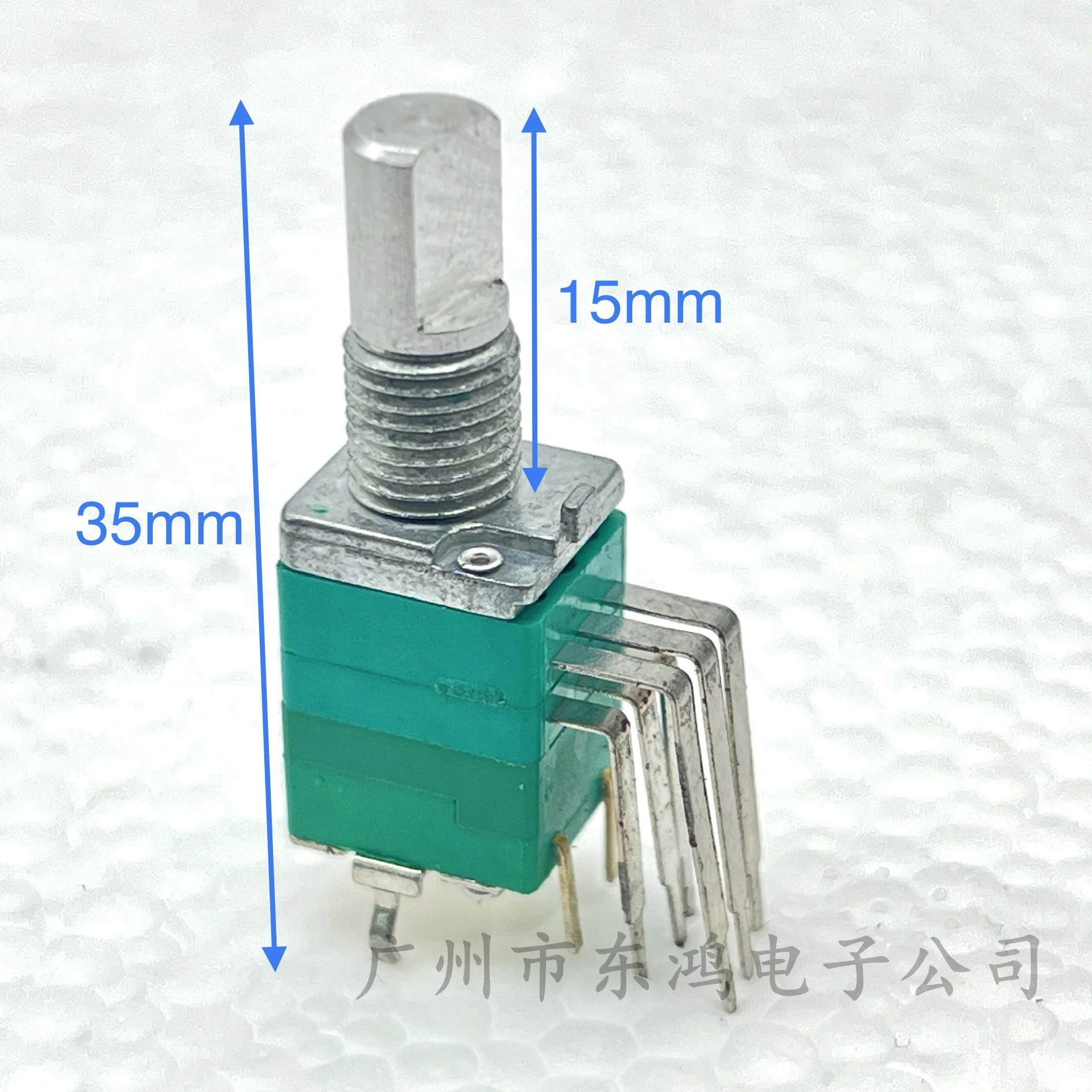 1 PCS RP09 vertical duplex with switch Potentiometer B50K power amplifier sound box volume regulating switch