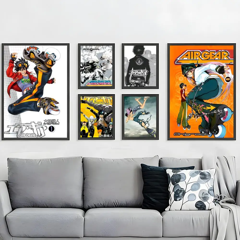 popular anime Air Gear Poster HD Waterproof Self-Adhesive Wall Art – Multi-Scene Use, Top Gift Pick