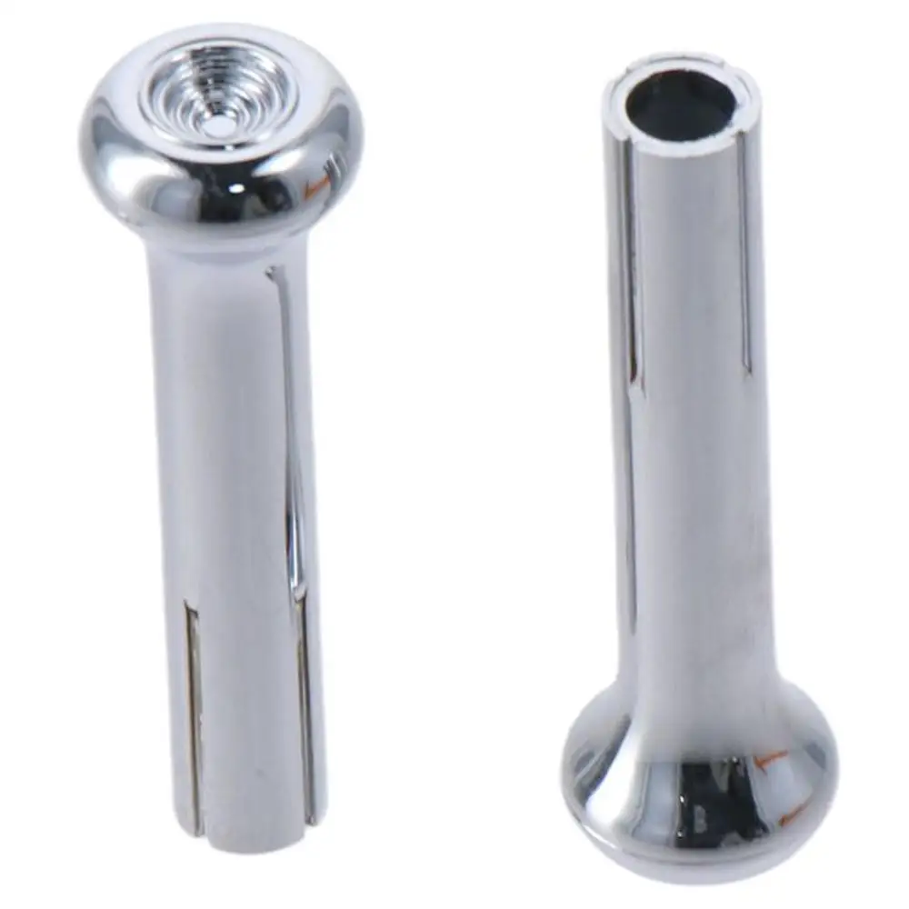 

2pcs Door Lock Knobs, Silver Chrome Plastic Knobs Car Accessories IN6728Z Replacement Fit for GM Chevy 1971-1988 & Trucks