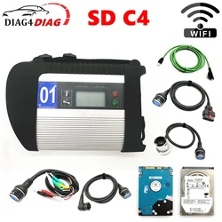 A+++ Full Chip NEC Relays for MB STAR C4 SD Connect Compact C4 With With WIFI&DOIP SD C4 Car Truck Diagnostic Tool