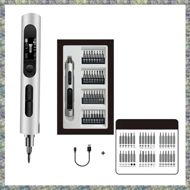 WON Mini Kit de destornillador eléctrico profesional 32 en 1, destornillador de reparación de equipos de precisión, herramientas de reparación de Monitor Ultra-HD