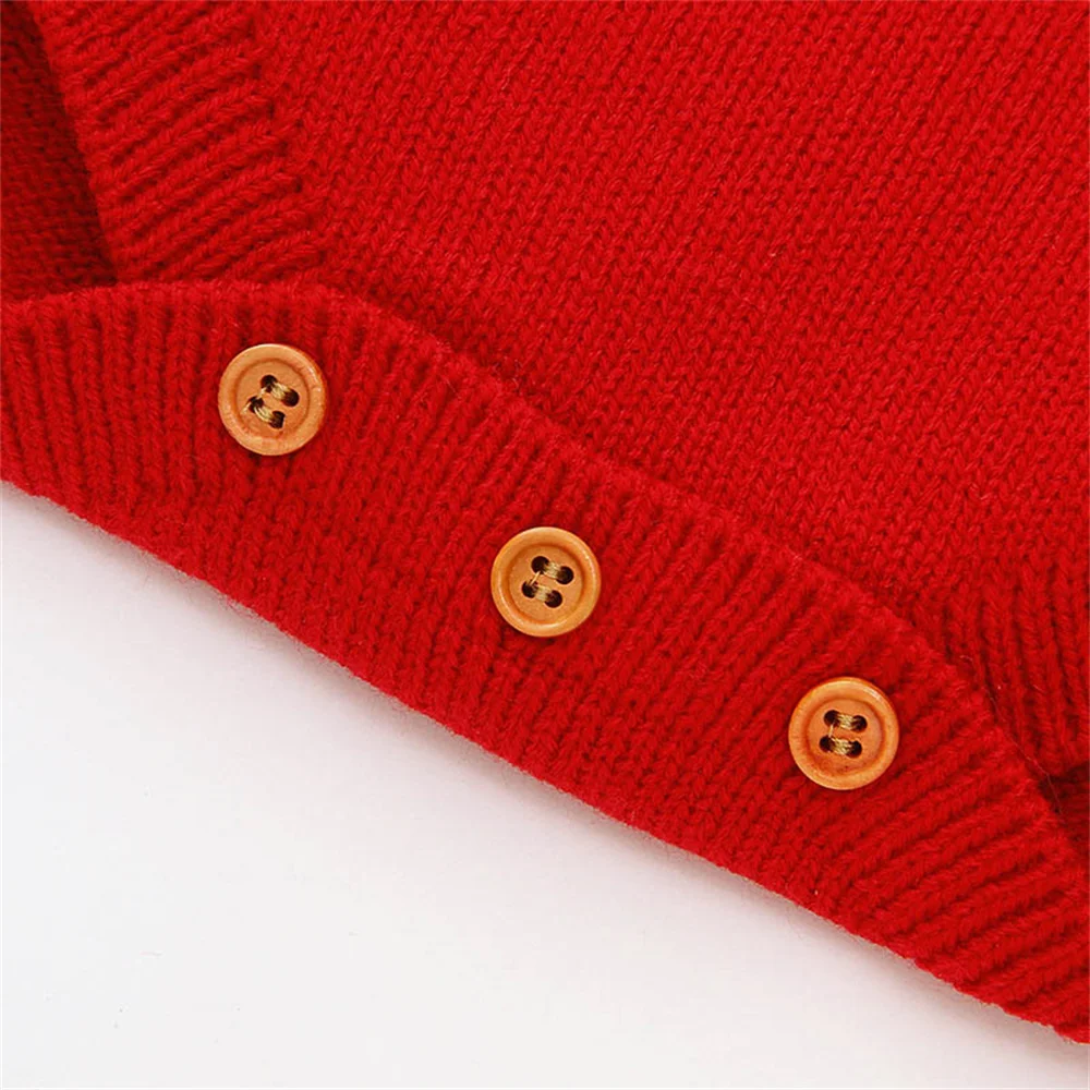 Baby Bodysuits Clothes Fashion Christmas Costume Knitted Newborn Bebes Body Suits Infant Boys Girls One Piece Jumpsuits Outfit