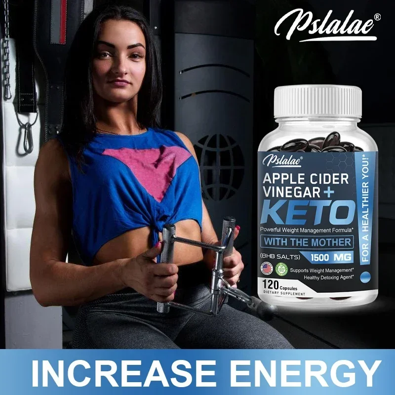 

Apple Cider Vinegar + Keto Capsules 1500 Mg - Supports The Immune System and Digestive Function, and Boosts Metabolism