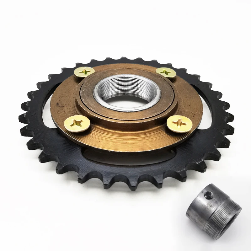 420 32T sprocket tooth Superhard 45# steel plate suitable for retrofitting electric manual tricycle 95mm flywheel adapter