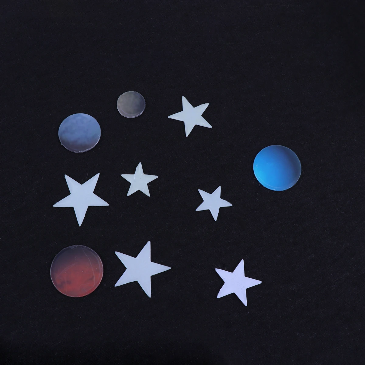 

2 Sheets Luminous Wall Stickers Night Planet Decals Home Decor Room Glow Dark Stickers Bedroom Wallpaper