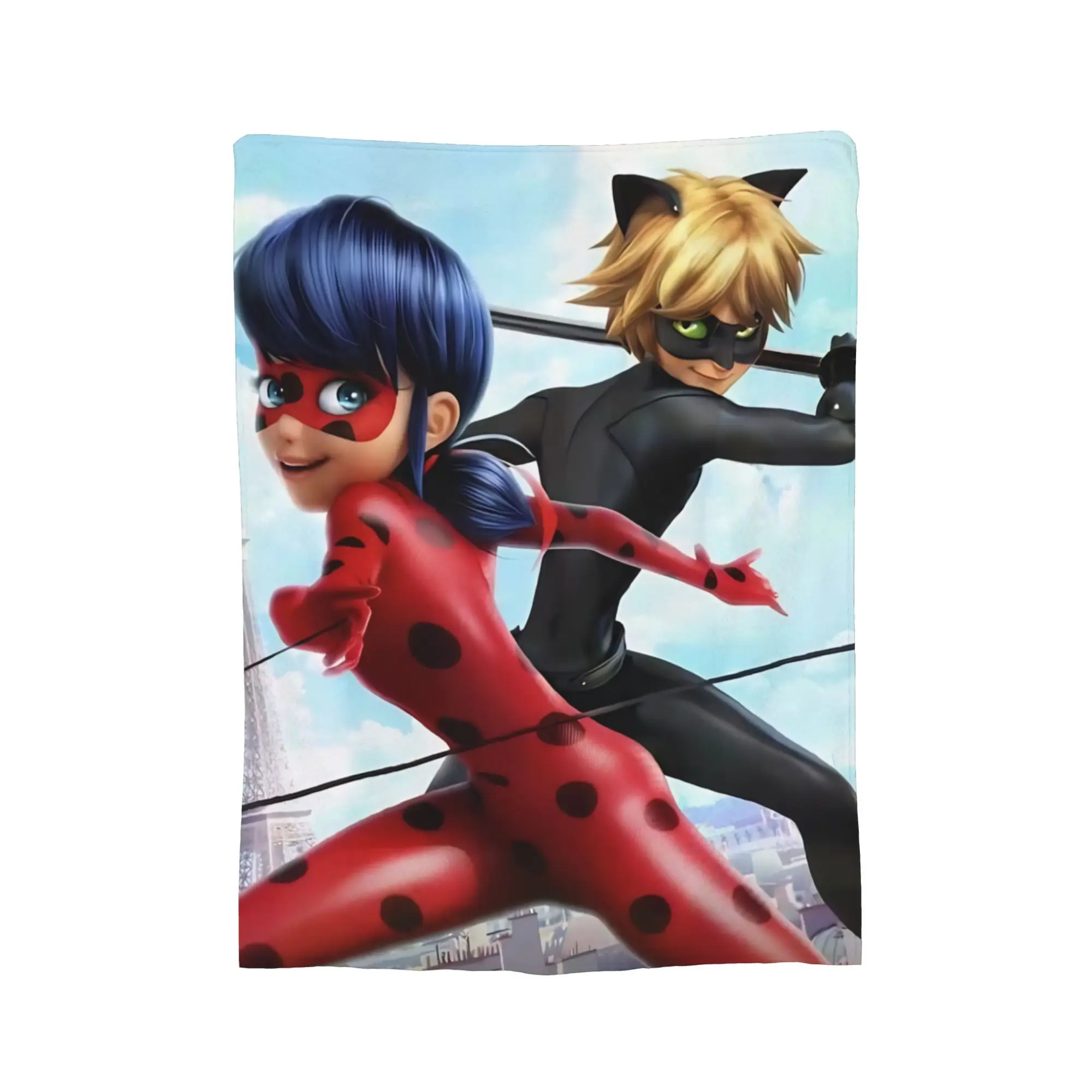 M-الخنفساء المعجزة الكرتون بطانية مطبوعة للرجال النساء الترا لينة رمي البطانيات للأريكة 50x60 بوصة متعددة الحجم