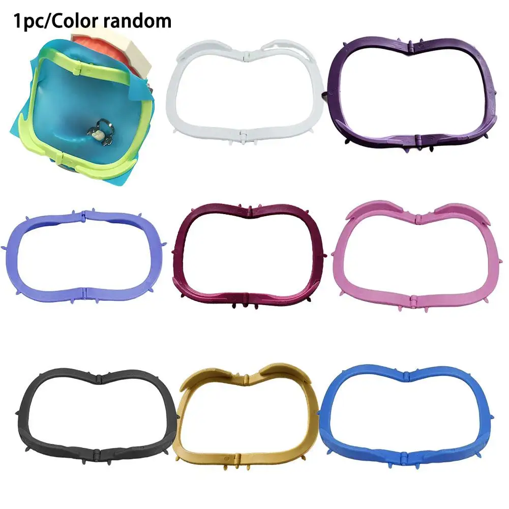 Dental Foldable Frame Plastic Rubber Dam Sheets Holder Folding Reusable Oral Care Tools Oral Barrier Tools Accessories Dentistry