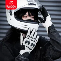 BSDDP New Motorcycle Gloves Genuine Leather Full Finger Motocross Riding Guantes Anti-drop Motobiker Off-road Gloves Men Women