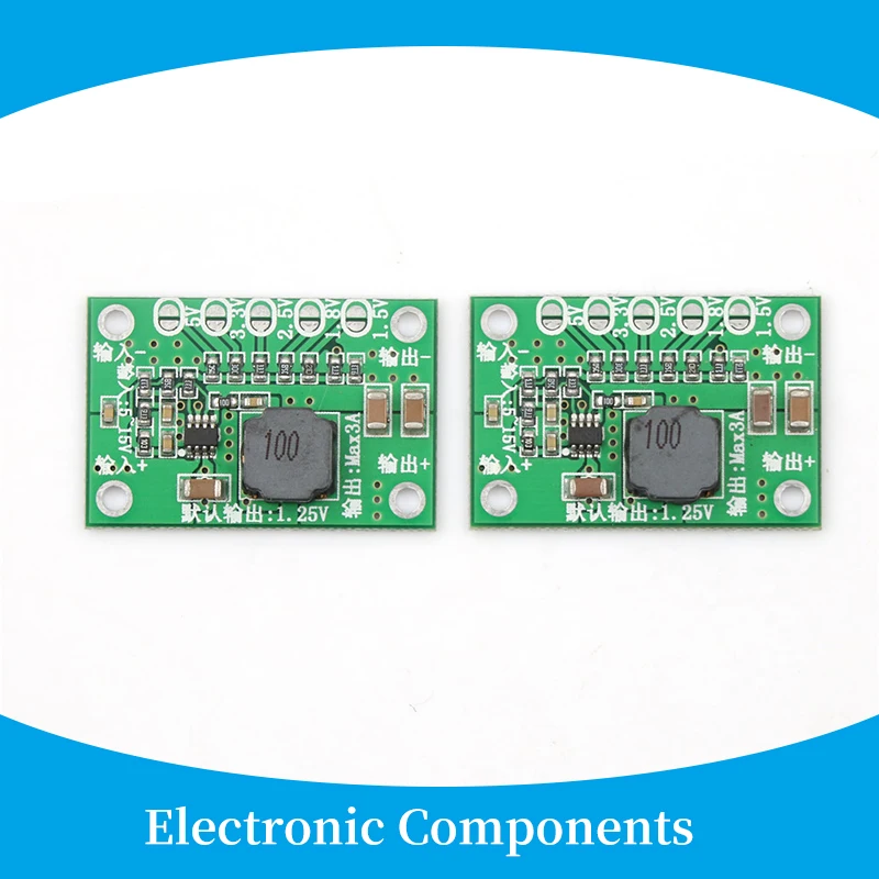 New DC-DC Buck Converter Step Down Power Module 5~16V to 1.5V 1.8V 2.5V 3.3V 5V 3A