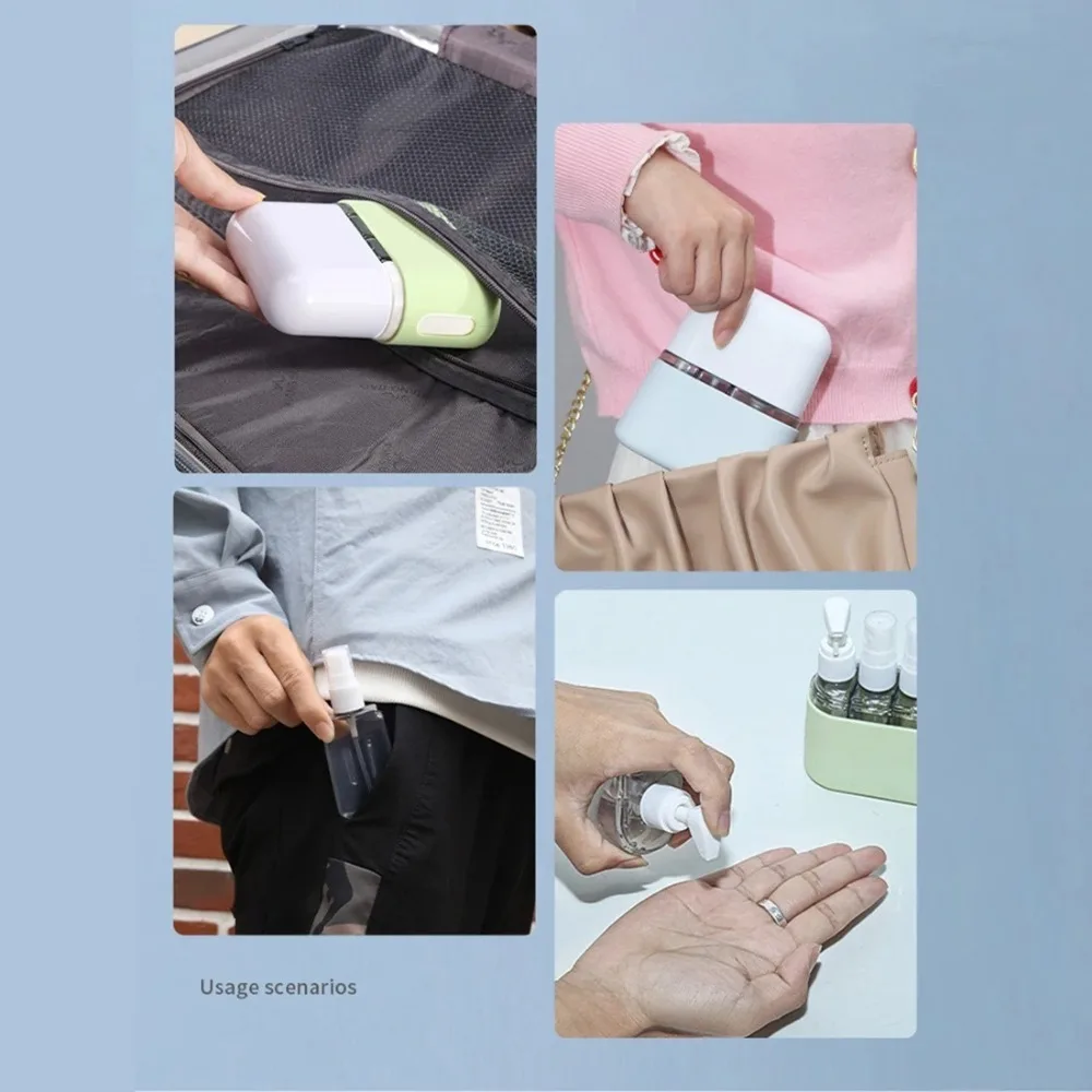 리필 가능한 여행용 병 세트 화장품 용기 세트 리필 가능한 로션 병 포장 로션 포인트 여행 필수품