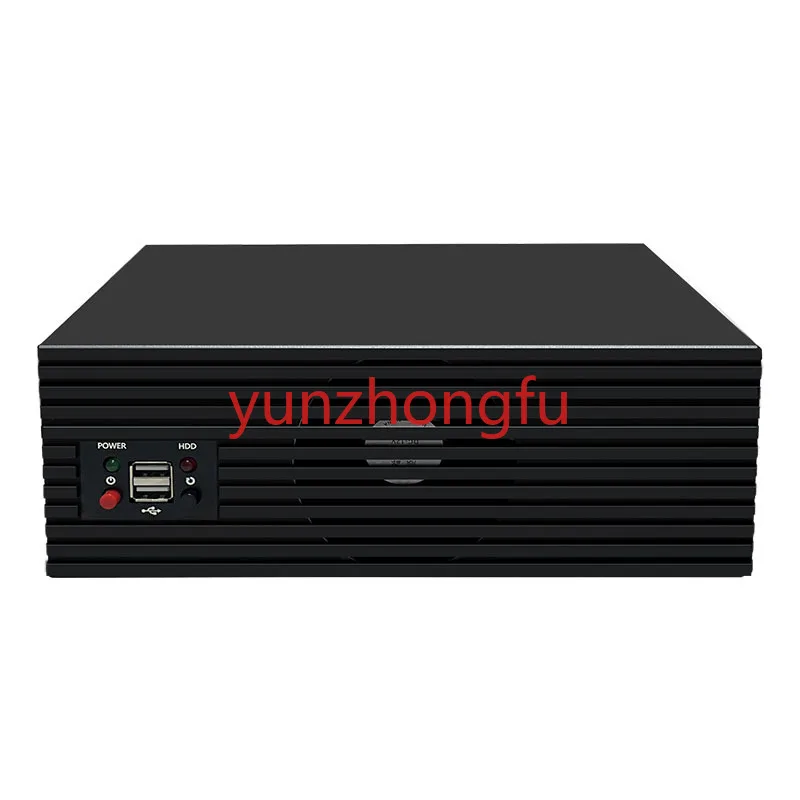 

ITX industrial mini chassis aluminum panel heat dissipation nas computer mainframe small