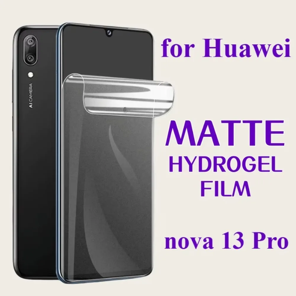

3PCS Matte Anti-Fingerprint Hydrogel Film for Huawei Nova 13 Pro 12 Ultra 12 Lite 11 SE 10 Lite 8 9 Pro 5G Screen Protector Film