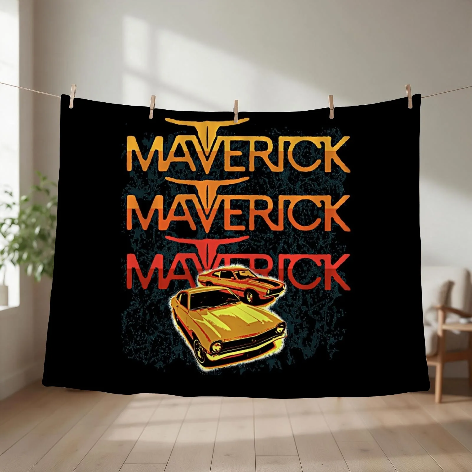 Maverick T-Shirt Throw Blanket Hairy christmas gifts Picnic Luxury Brand Blankets