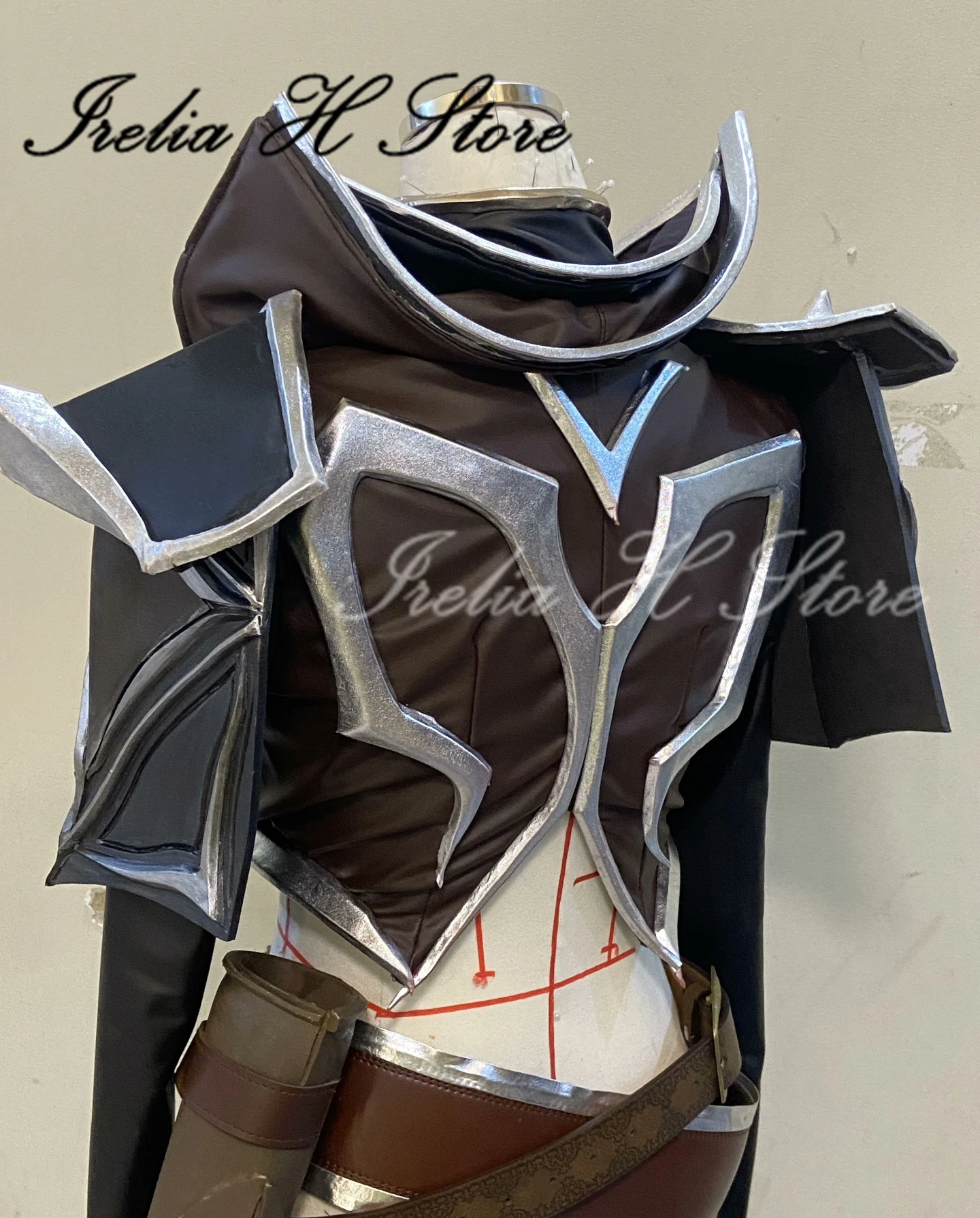 Irelia H LOL bois d'aine Ahri Cosplay Costume pour les femmes le renard à neuf queues ahri LOL cosplays ensemble complet perruque taille personnalisée