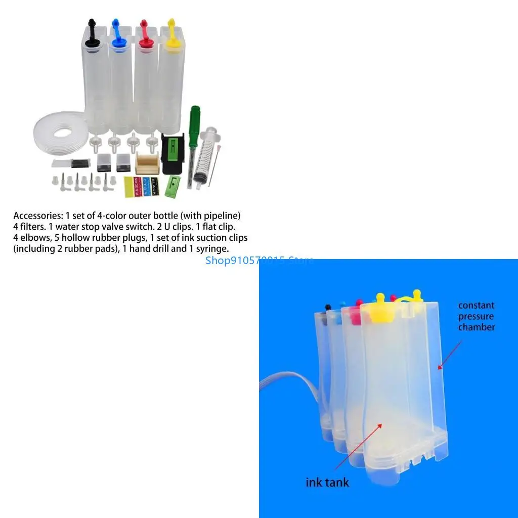 

B95C Универсальные чернила для замены бака DIY Комплект СНПЧ Аксессуары для струйной печати