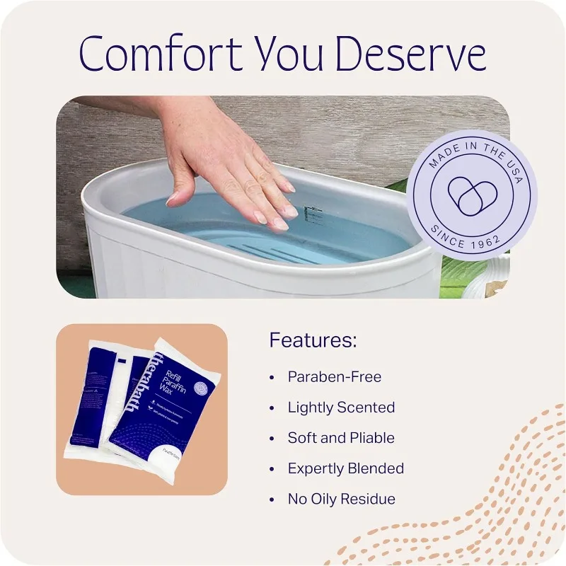 Therabath Paraffin Wax Refill - Thermotherapy - Use to Relieve Arthritis Discomfort, Stiff Muscles