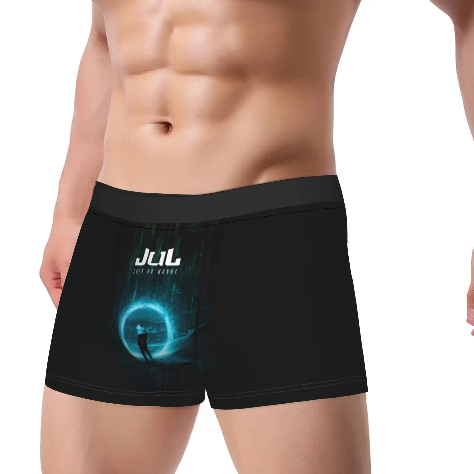 

JuL C'est Pas Des Lols Men's Underwear French Rapper Boxer Briefs Shorts Panties Humor Polyester Underpants for Homme Plus Size