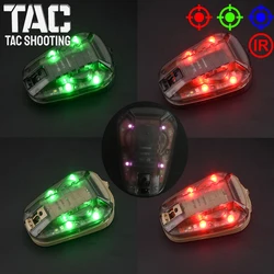 HEL-STAR 6 Tactical Helmet Switch Strobe Signal Light Red/Blue/Green IR Strobe Ladybird Lamp Signal Outdoor Camping Scout Rescue