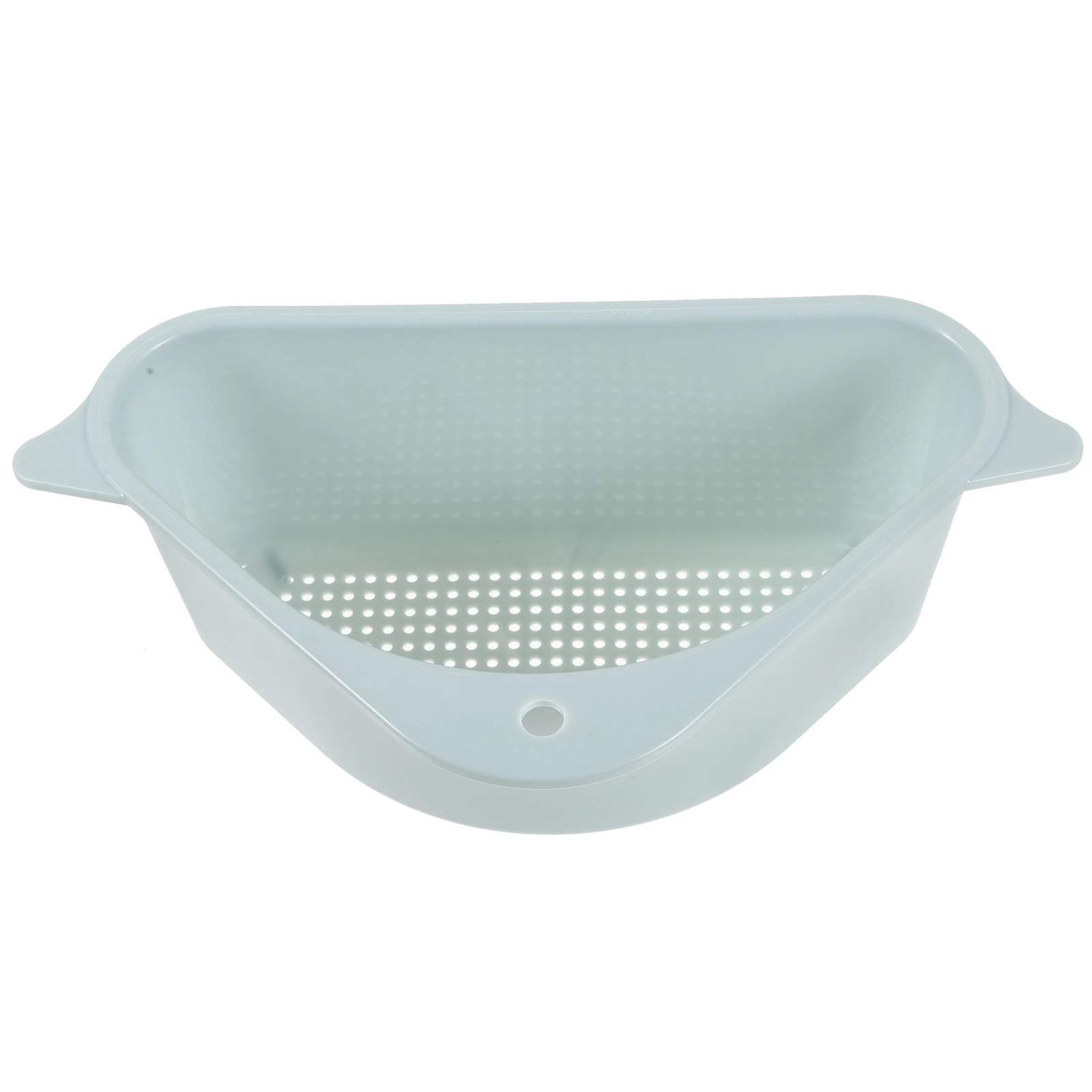 

1pc Triangular Basket Kitchen Storage Draining Rack Triangular Sink Basket Multifunctional Sink Drainer Corner Holder