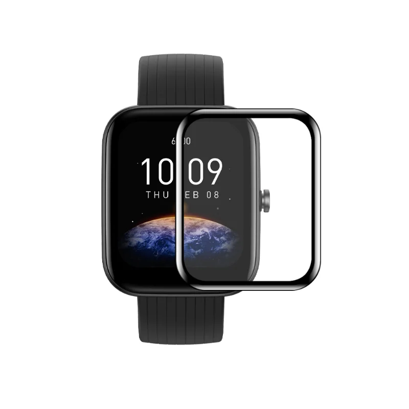 Protector de pantalla para reloj inteligente Amazfit Bip 3 Pro Bip3, película de vidrio suave transparente HD, accesorios de película protectora para Amazfit Bip 3Pro