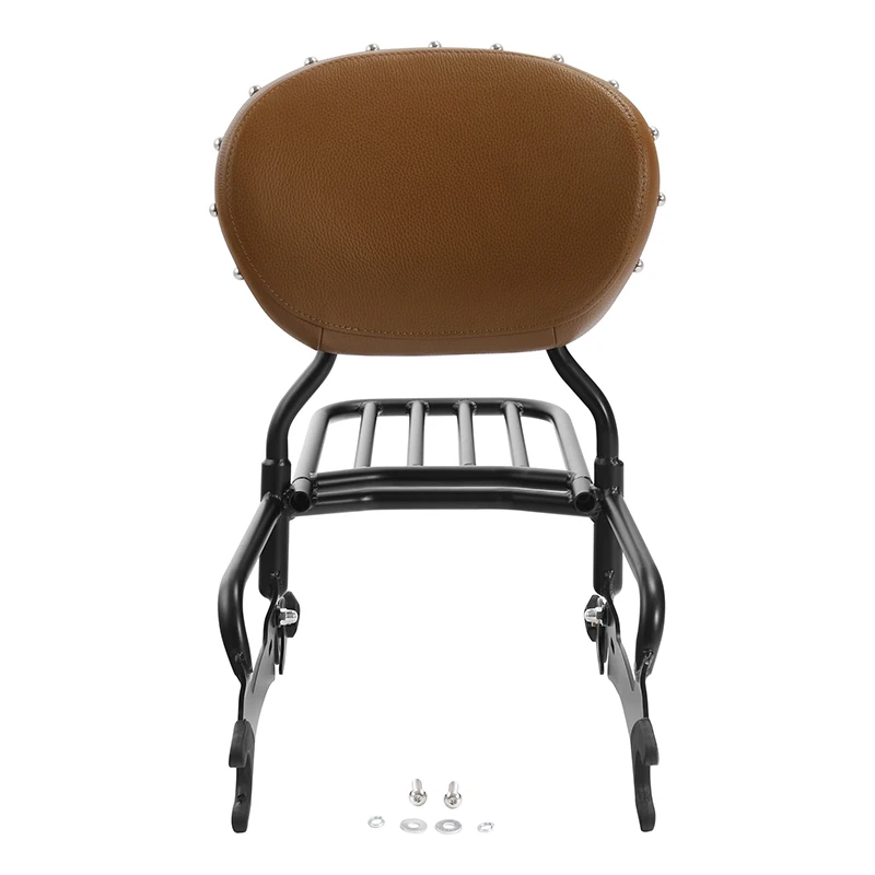 Motorcycle Sissy Bar Luggage Rack W/ Backrest For Indian Pursuit Limited Premium 2024 Challenger Elite 2023 Vintage Dark Horse - view 5