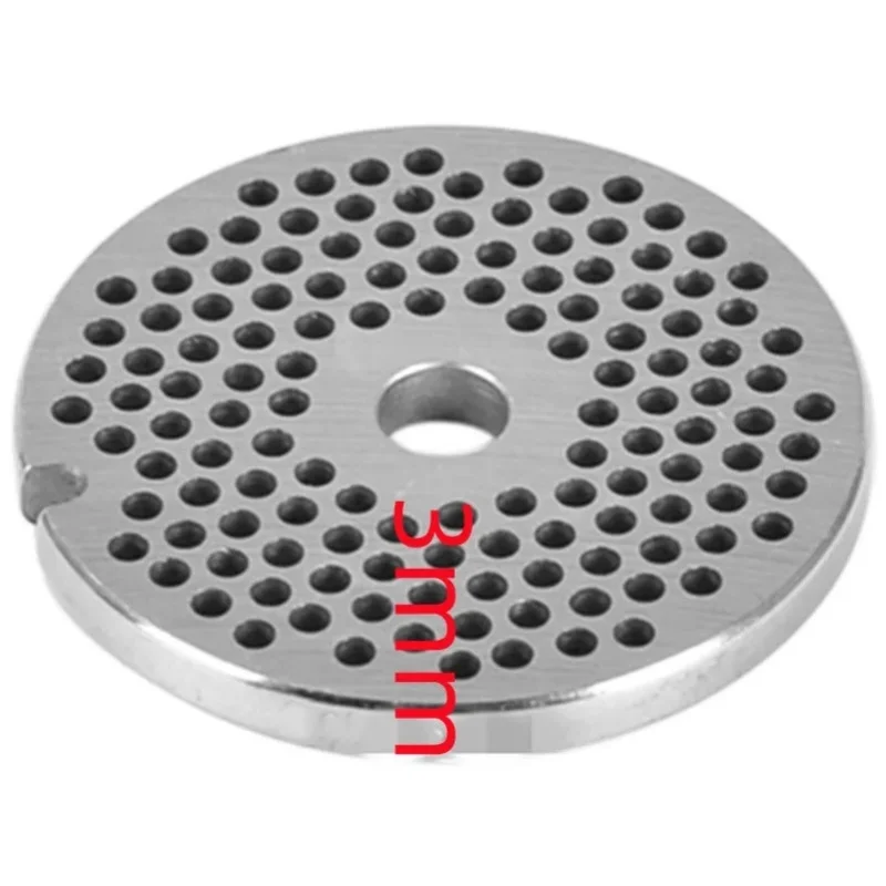 3mm 3CR13 Stainless Steel Meat Grinder Orifice Plate for Kenwood 1600w pro meat grinder replacement knife