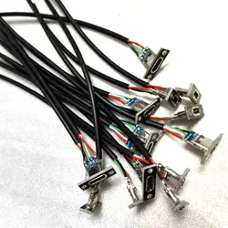 USB TYPEC female chassis connector 4 soldering points with board with cable mouse keyboard 3A current DIY charging data connecto