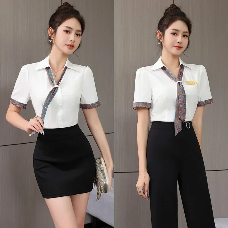 

Professional Work Clothes for Beauty Salon, Spa Sauna, Foot Massage Technician, Hotel Uniforms, New