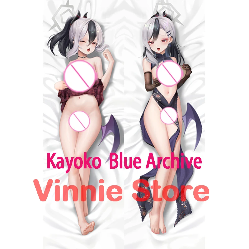 Dakimakura anime  Kayoko  Blue Archive  Double-sided Print Life-size body pillows cover Adult