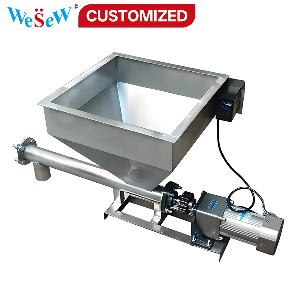 OEM customized High Efficiency carbon steel and stainless steel feeding auger screw conveyor for low-cost  material conveying
