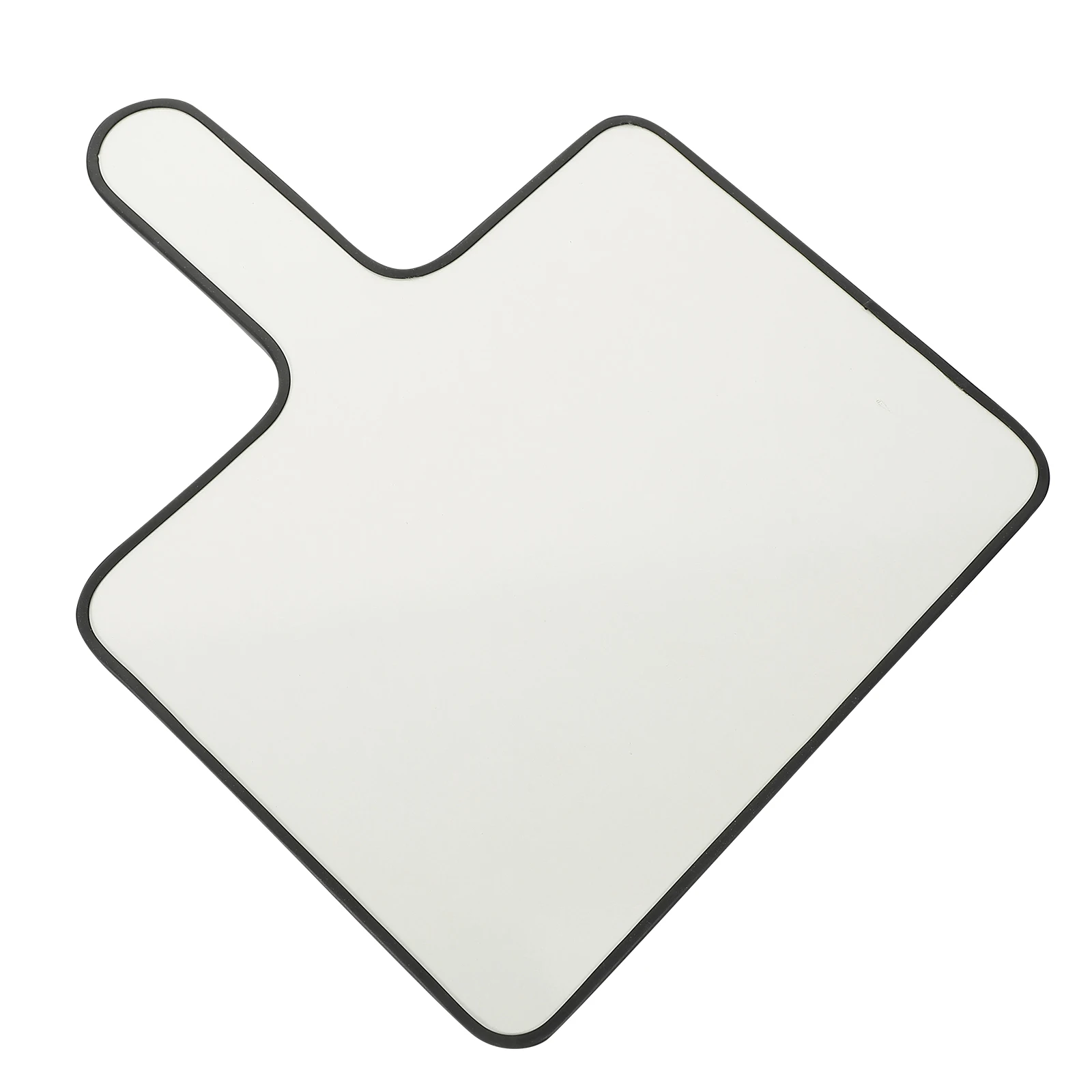 1pc Handheld White Board Quick Response Answer Paddle Writeable Teaching Tool Classroom Activities Smooth Edges Double