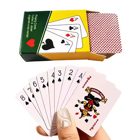 Travel-Size Mini Playing Cards Portable Classic Poker Deck for Parties, Camping, Flights, Kids, Adults &amp; Family Game Nights