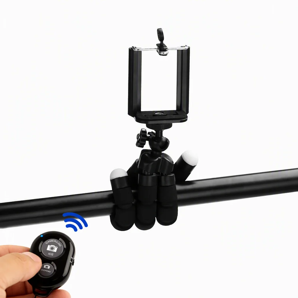 Tripods Tripod For Phone Mobile Camera Holder Clip Smartphone Monopod Tripe Stand Octopus Mini Tripod Stativ For Phone