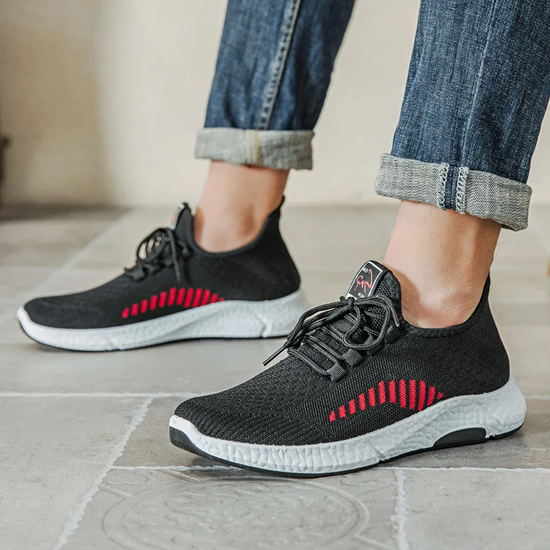 NEW Men's Sneakers Mesh Breathable Running Shoes for Men Comfortable lace-up Men's Casual Shoes Mens tennis Zapatillas De Hombre