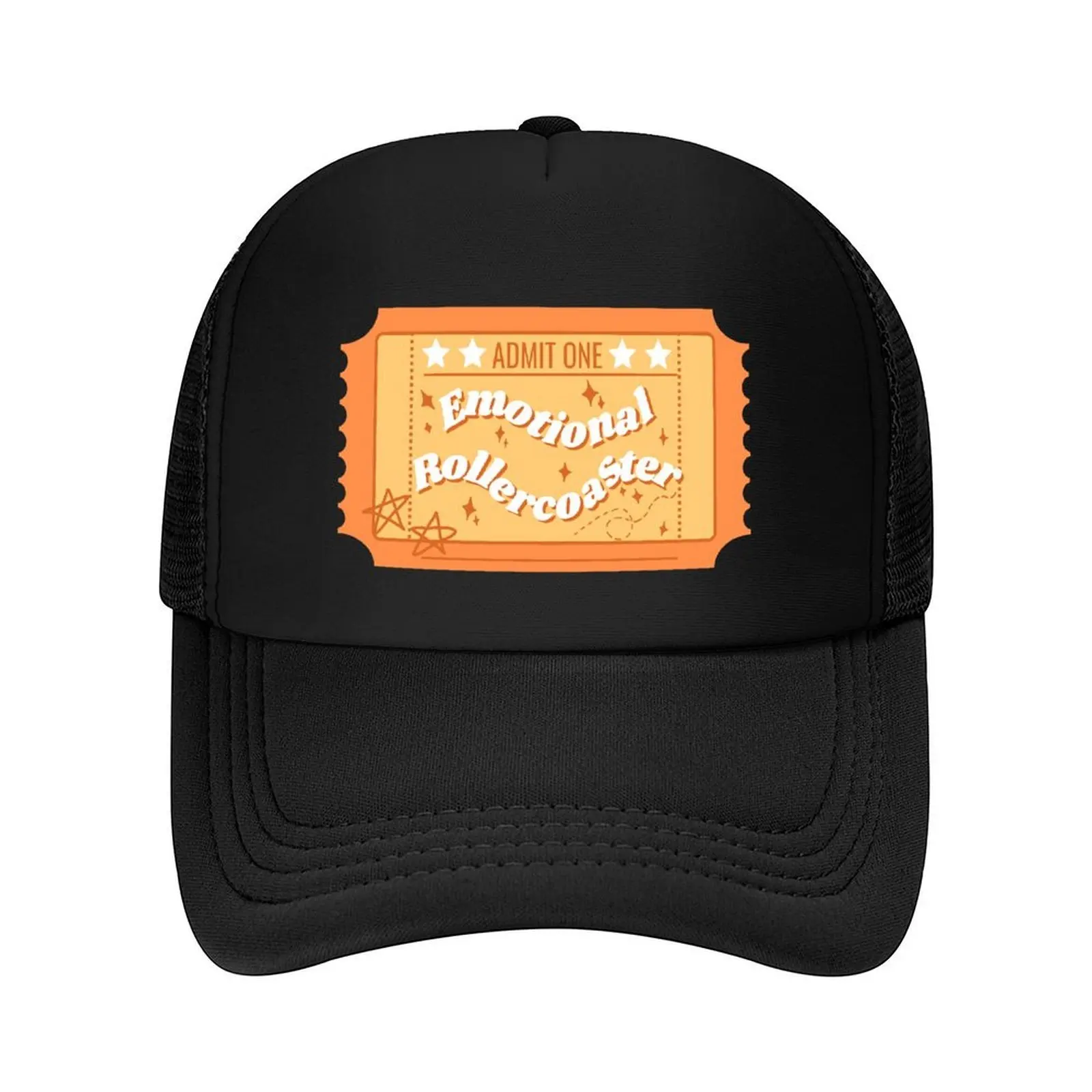 

Emotional Rollercoaster Ticket Baseball Cap New In Hat Sun Hat For Children Brand Man cap Visor Caps Women Men's