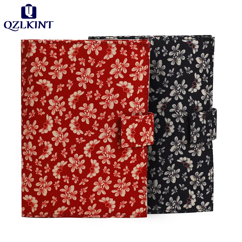 Cotton Empty Knitting Needles Bag Red Organizer Bag for Crochet Hooks Knitting Bag Detachable Sewing Accessories Storage Bag