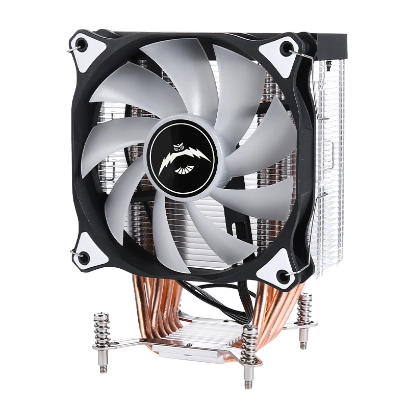 install LGA1200 1700 2011 18xx Computer CPU Cooler 120mm Fan mute 4/6 Heat Pipe Compatible i5 i7 x79 x99 PC Air-Cooled Processor view 4