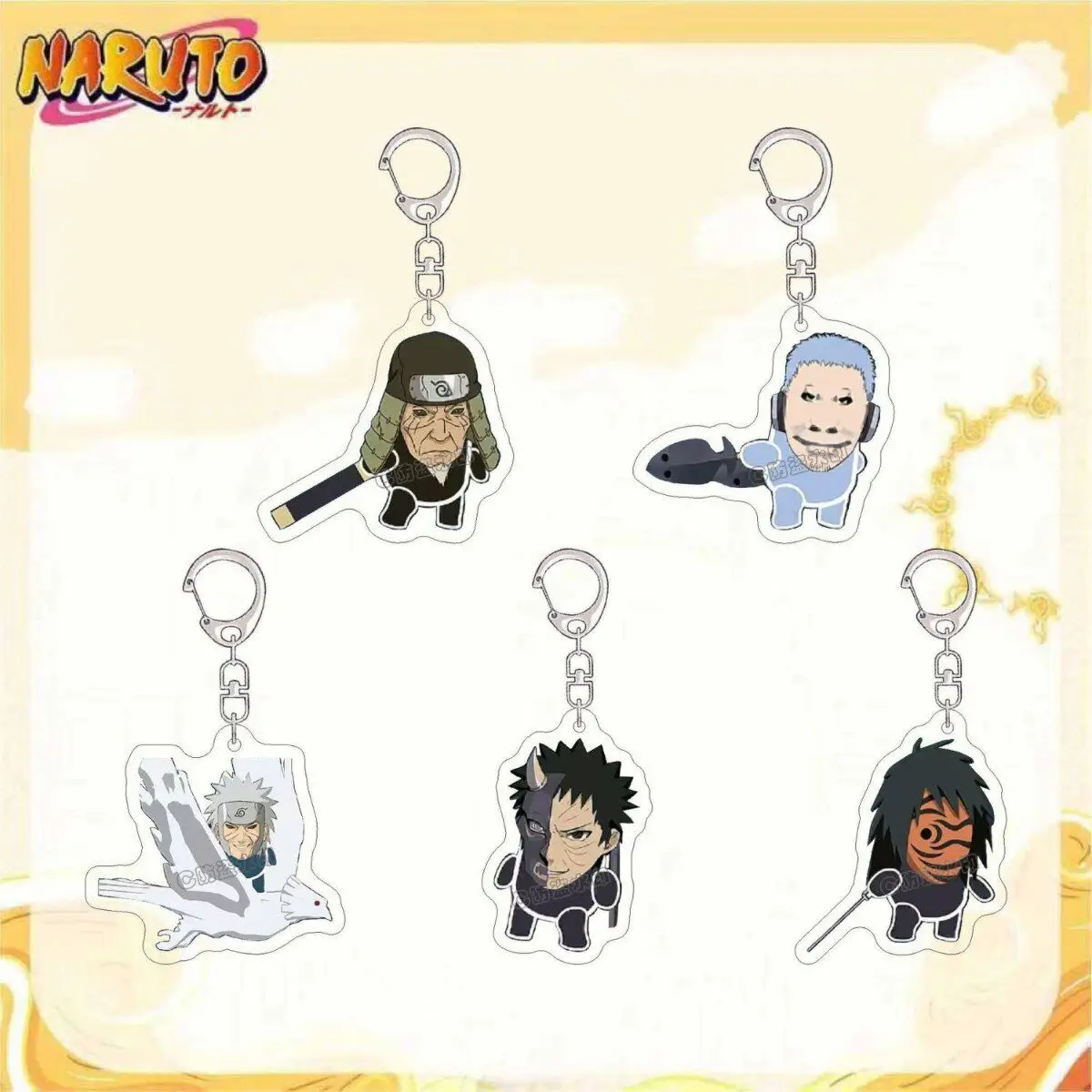 

Акриловый брелок для ключей с персонажами аниме: Наруто Узумаки, Саске Учиха, Гаара. Забавный акриловый брелок-подвеска для рюкзака, подарок. ﻿