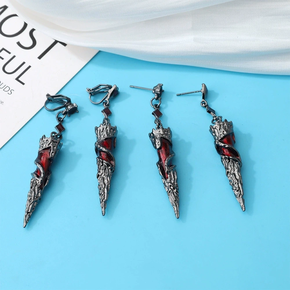 Love and Deepspace Sylus is the main control witch personality earrings anime peripherals creative two-dimensional earrings gift