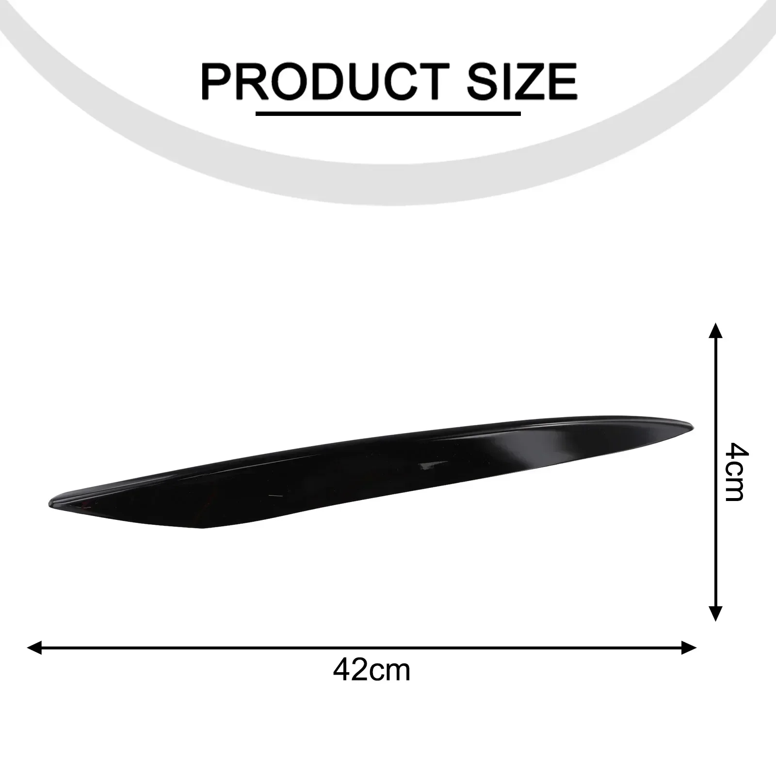 2Pcs Front Bumper Lip Splitter Spoiler Fog Light Trims For Mercedes-Benz E-Class W213 S213 Pre-Facelift 2016-2020 For AMG LINE
