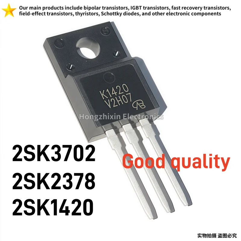 10PCS Good quality K3702 K2378 K1420 MOSFET 2SK3702 2SK2378 2SK1420 TO-220F