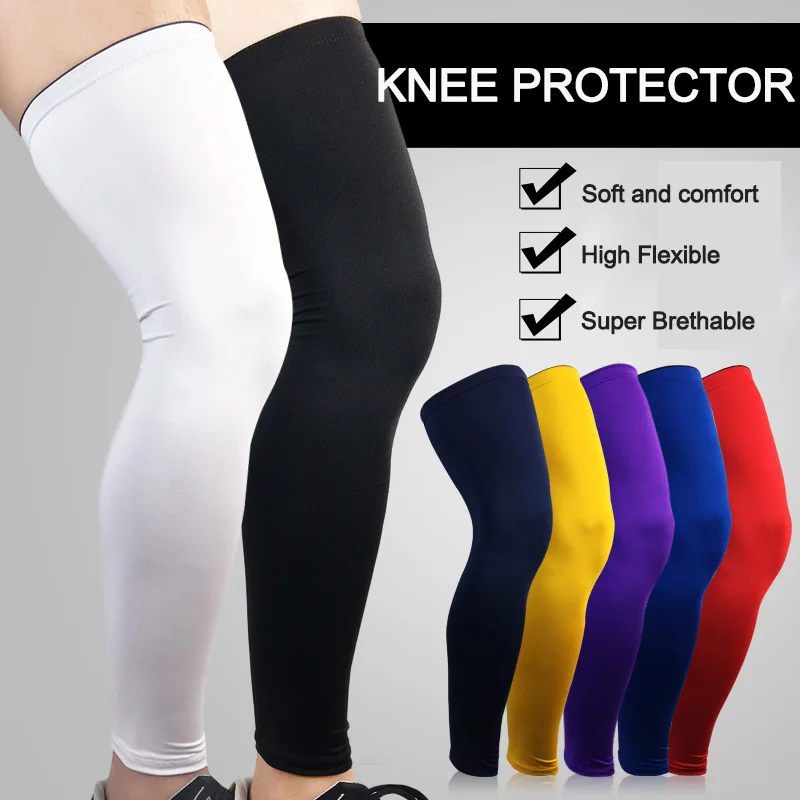 Fitness Compression Leg Sleeves Gym Sports Knee Calf Protectors Outdoor Football Cycling Basketball Leg Warmers For Men Women