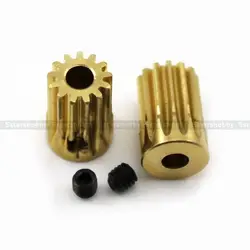 2Pcs 3.17mm 11T 12T 13T 14T Motor Pinion Gear Modulus:0.5 For Trex T-Rex 450 Helicopter